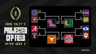 2026 College Football Playoff bracket projection: Ole Miss climbs after signature win over LSU