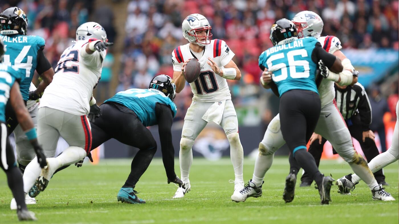 Patriots vs. Jaguars in NFL Week 3: How to watch Drake Maye vs. Trevor Lawrence, plus score prediction