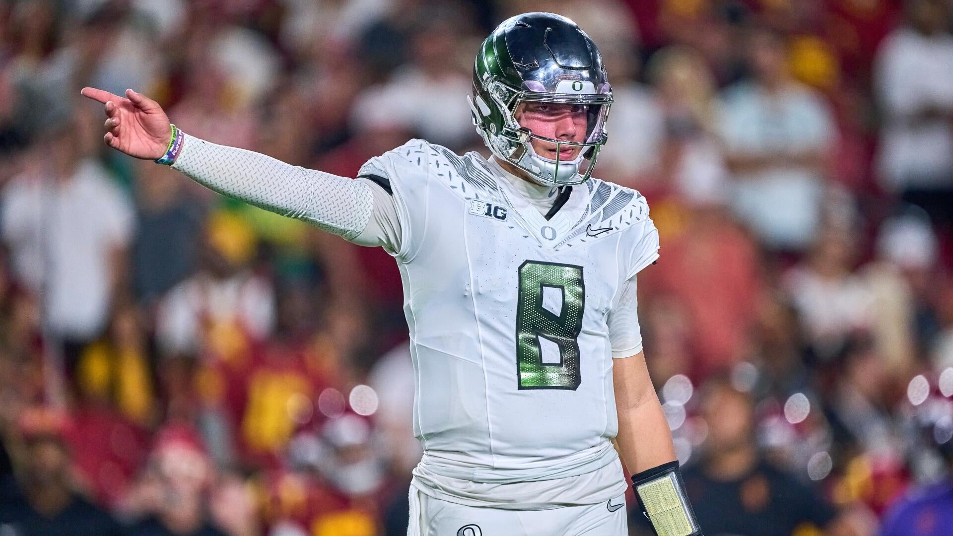 Dylan Raiola, ex-Nebraska QB, leads Oregon after Dante Moore’s injury