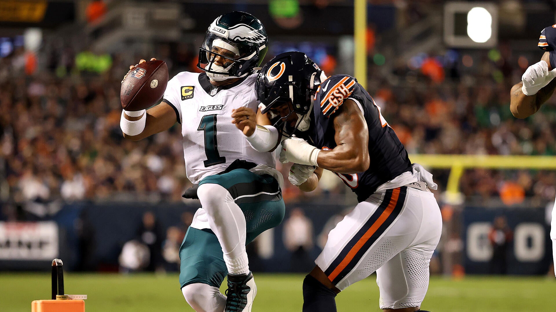 Eagles coach Nick Sirianni expresses remorse for shouting expletive at Bears player for hit on Jalen Hurts