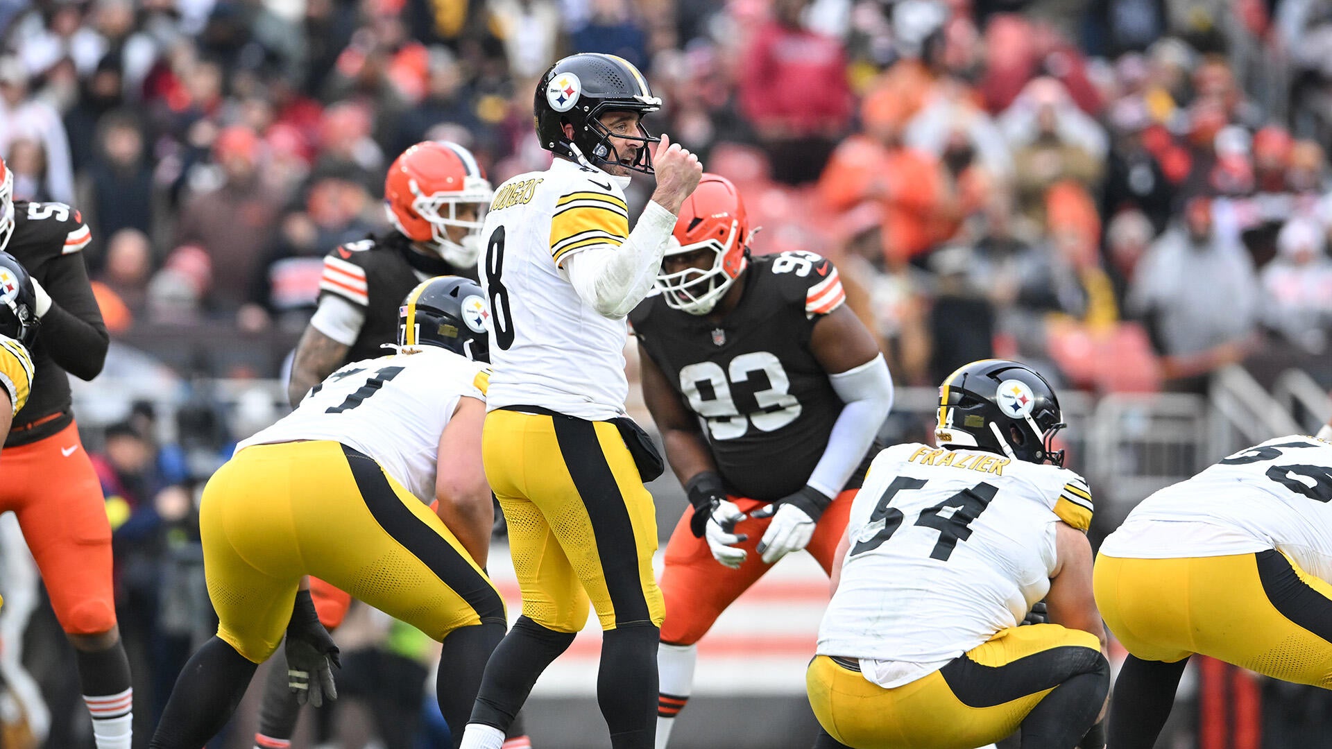 Browns, Steelers Clash Tonight for AFC North Lead on 'Thursday Night Football'