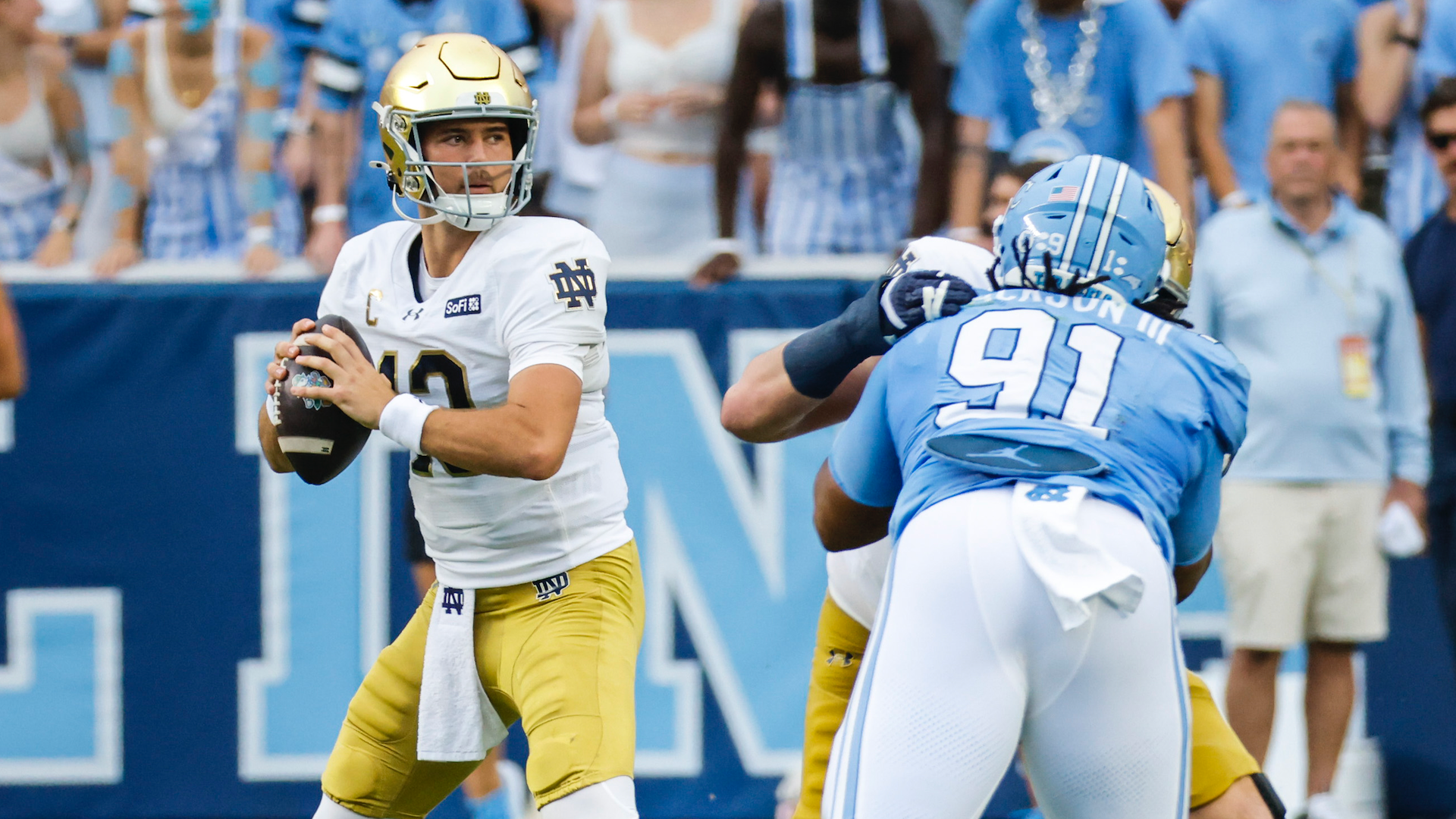 Notre Dame earns soggy CFP style points as CJ Carr continues to quietly build Heisman case