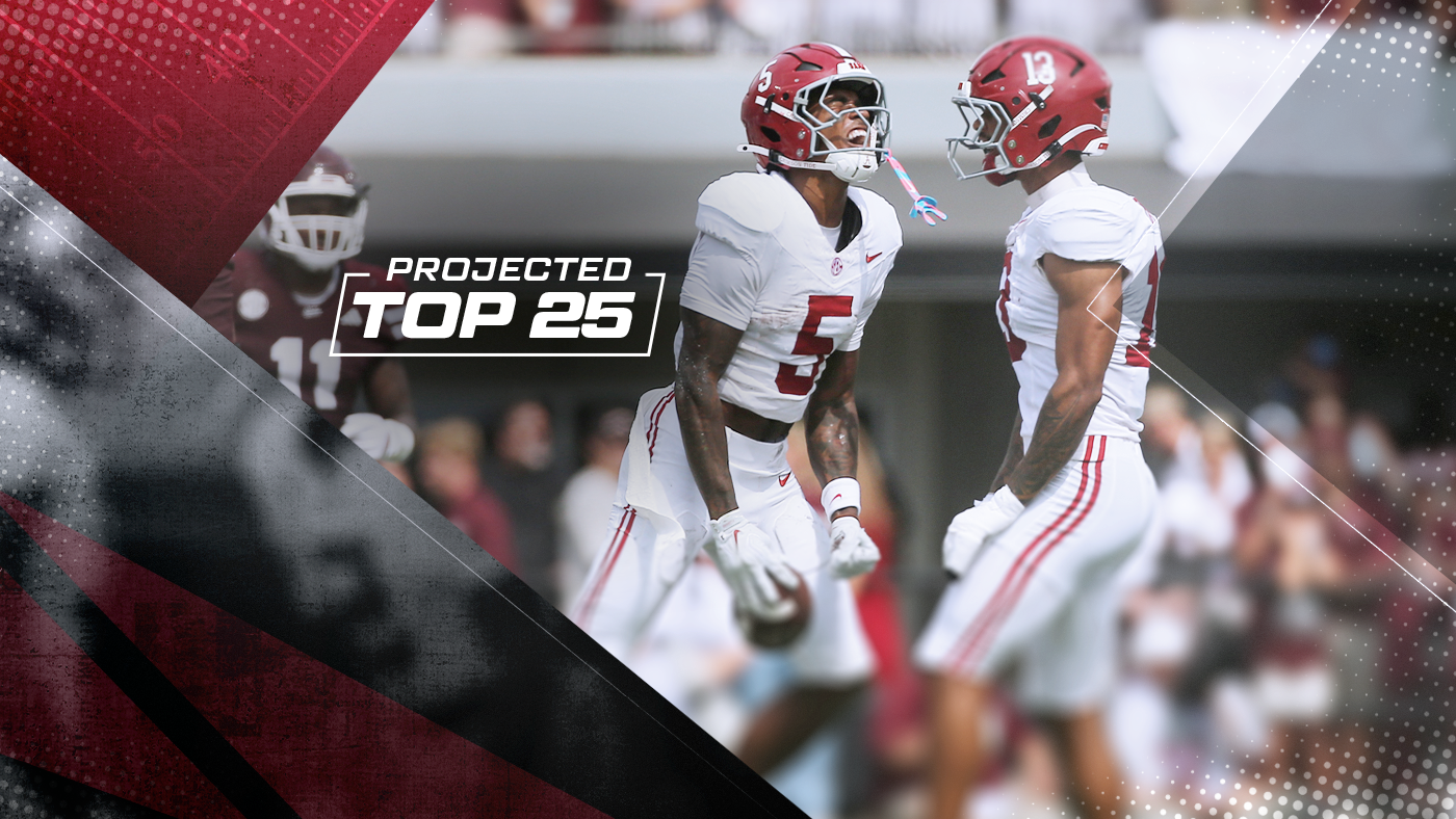 Tomorrow's Top 25 Today: Alabama joins top five in college football rankings as Georgia showdown looms