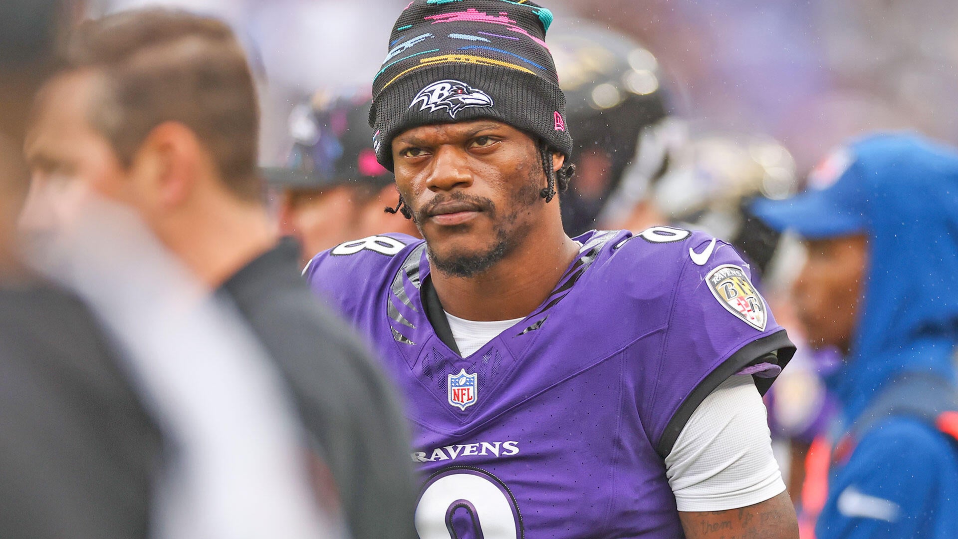 Sources: Ravens QB Jackson has ankle sprain, slim chance to play Week 5