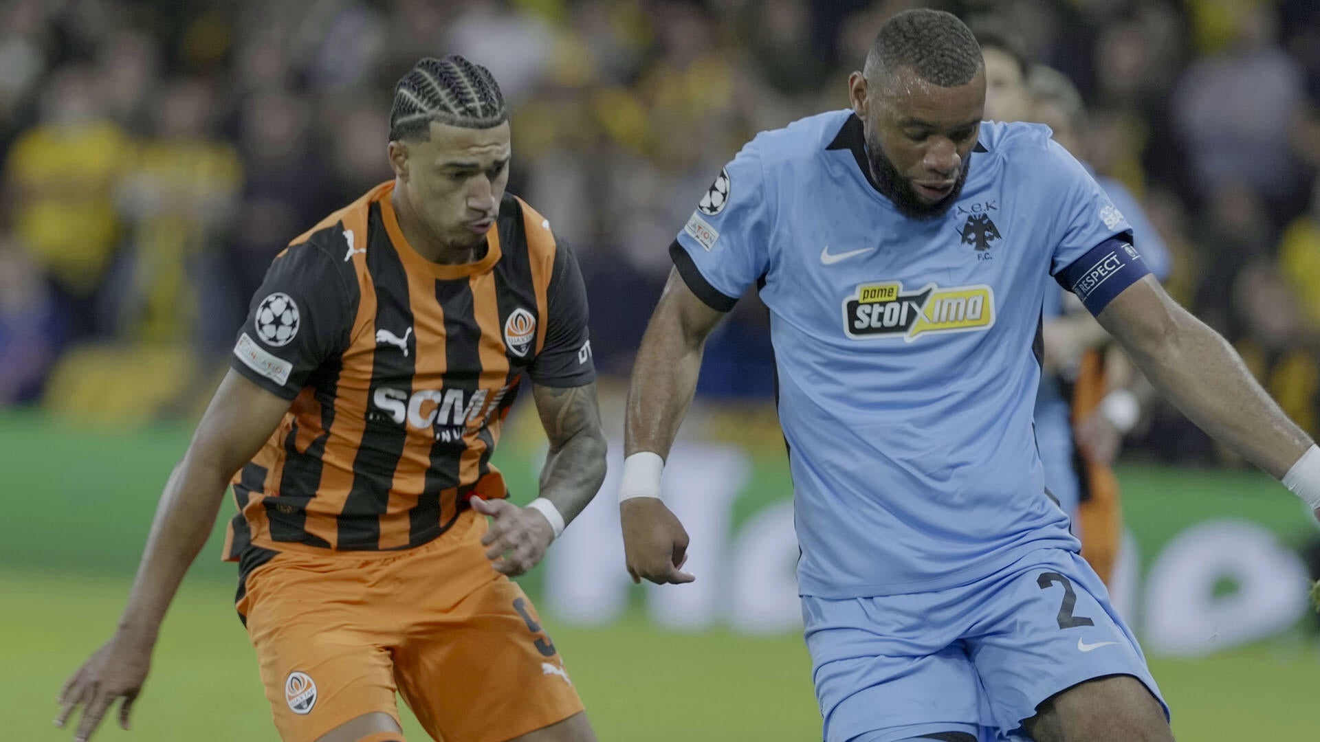 Shakhtar Donetsk vs. AEK Athens: UCL Match Highlights (10/14) - Scoreline
