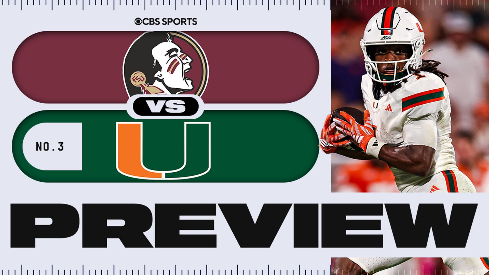 FSU vs. No. 3 Miami Preview & Predictions | HQ CFB Preview & Predictions | HQ CFB