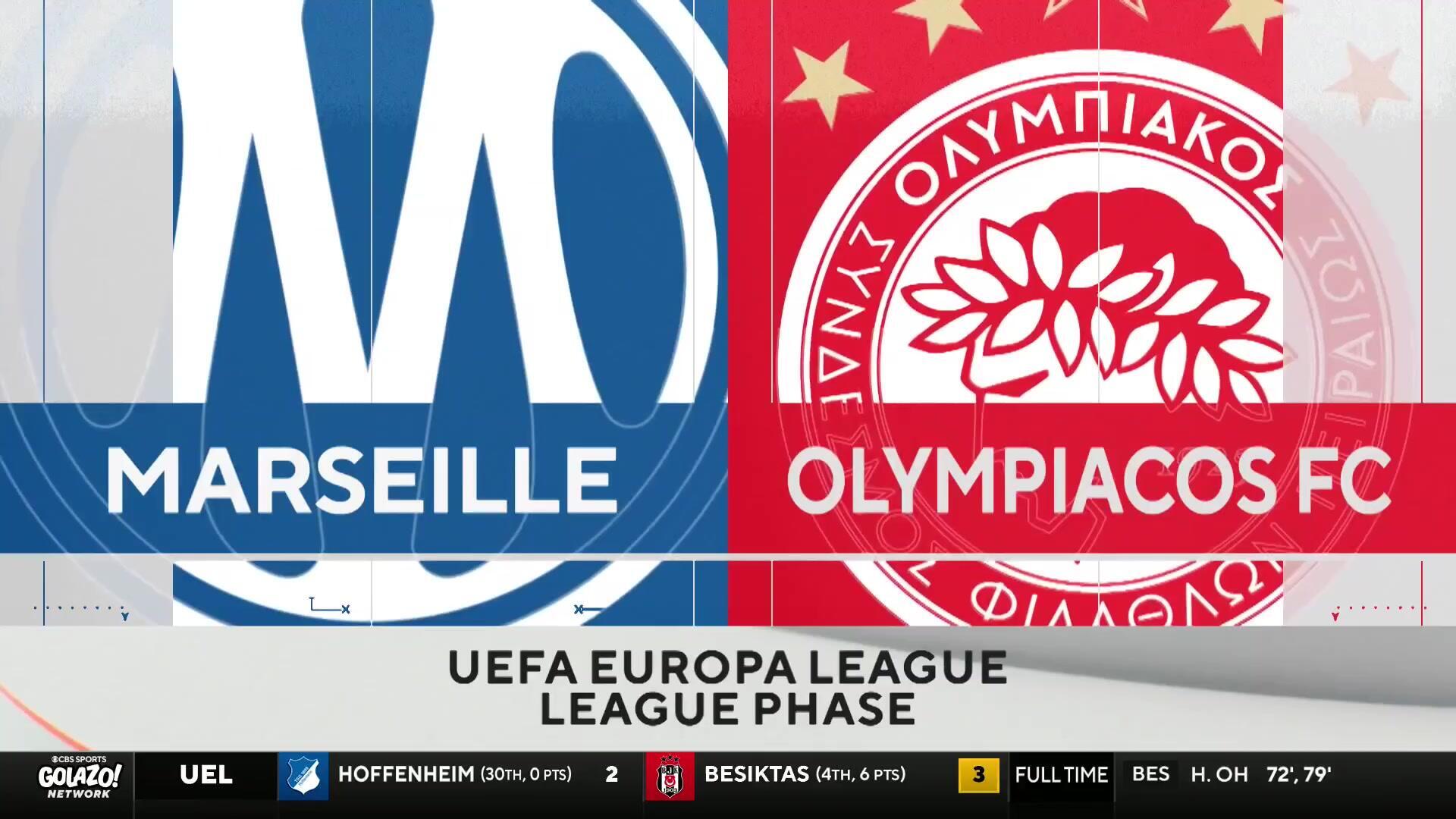 Marseille vs. Olympiacos: UEL Match Highlights (10/15) - Scoreline