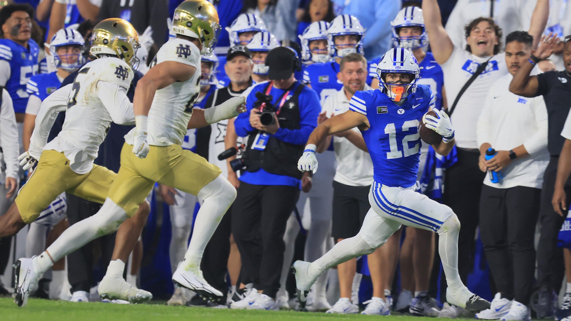 BYU Steps Up Late To Take Upset Win Over Notre Dame