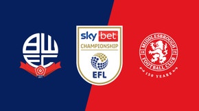 Bolton Wanderers vs Middlesbrough