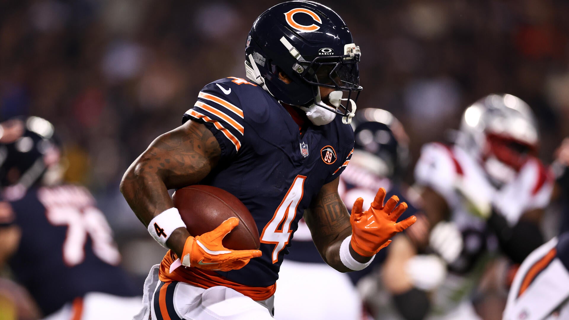 D'Andre Swift Makes History in Bears' Win Over Patriots
