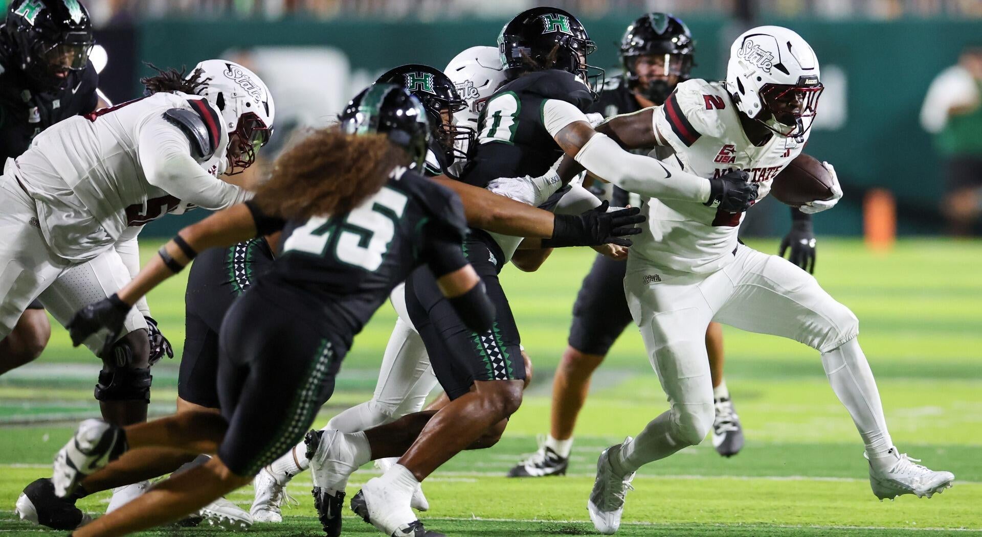 What channel is Jacksonville State football vs New Mexico State on today?