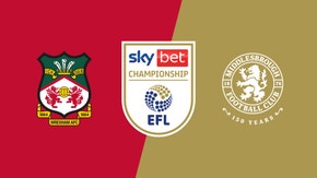 Wrexham vs Middlesbrough