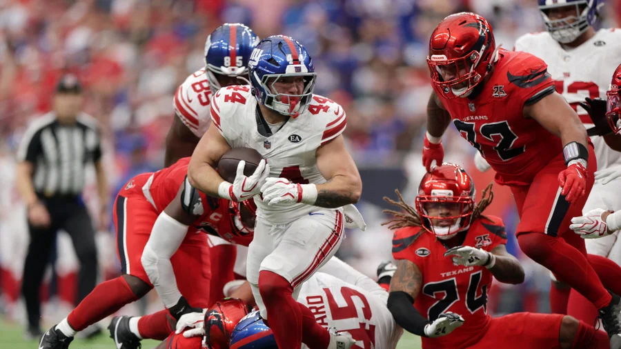 Today at 9:42am Jason Kelce rants, calls out refs over unnecessary roughness penalty on Giants' Cam Skattebo