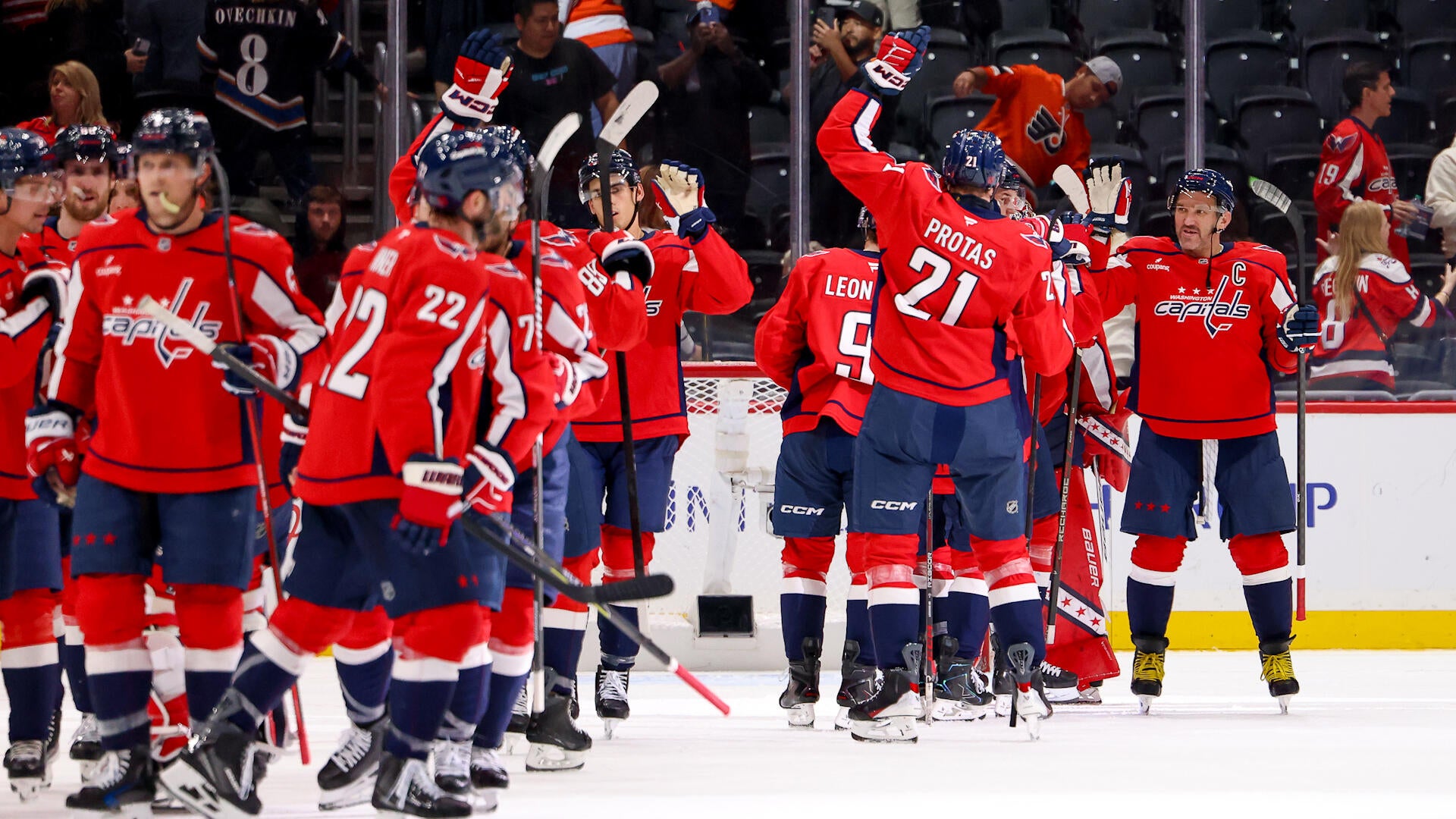 Image accompanying Highlights: Flyers at Capitals (10/28) Stream of National Hockey League, from CBS Sports