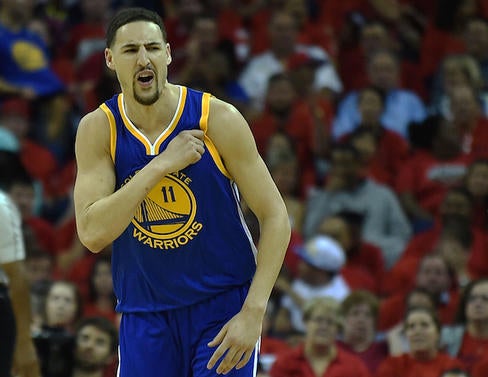 Warriors' Klay Thompson breaks NBA playoff record with 11 threes ...