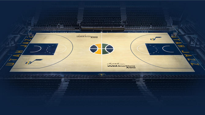 The Jazz's new court
