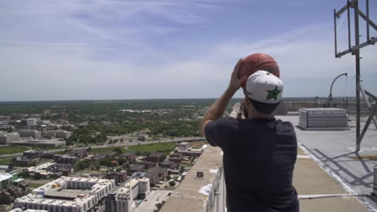 WATCH: Dude Perfect makes 533-foot shot from top of 