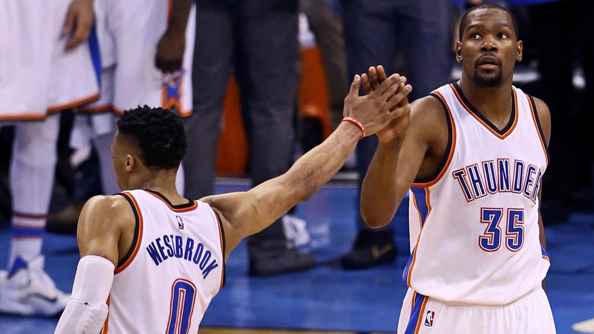 Kevin Durant told Russell Westbrook he'd re-sign with Thunder
