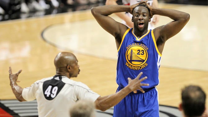 Draymond Green is not happy