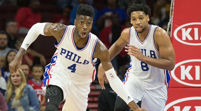 Nerlens Noel Jahlil Okafor 76ers