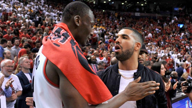 Bismack Biyombo and Drake had a great playoff run