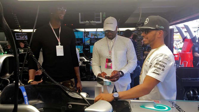 lewis hamilton chris bosh dwyane wade