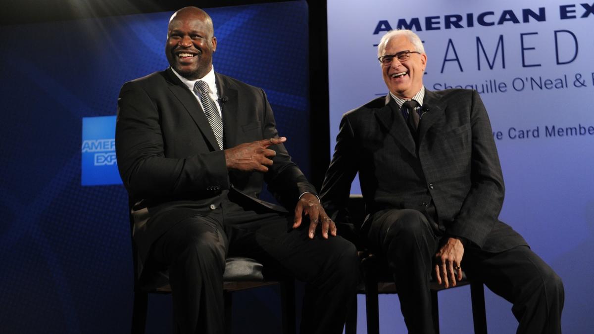 Kobe Bryant Phil Jackson Shaquille O'Neal Los Angeles Lakers 2000