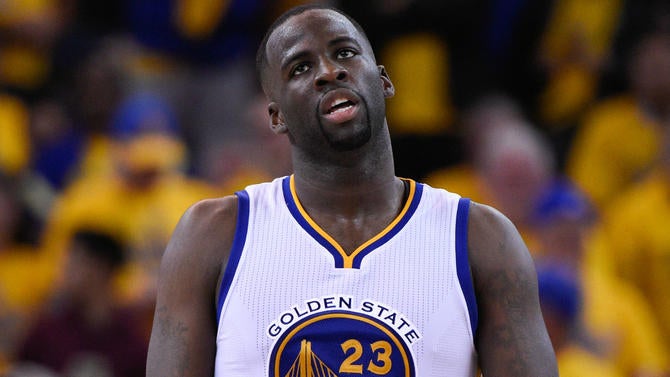 Draymond Green looking upset