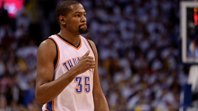 Kevin Durant in the playoffs