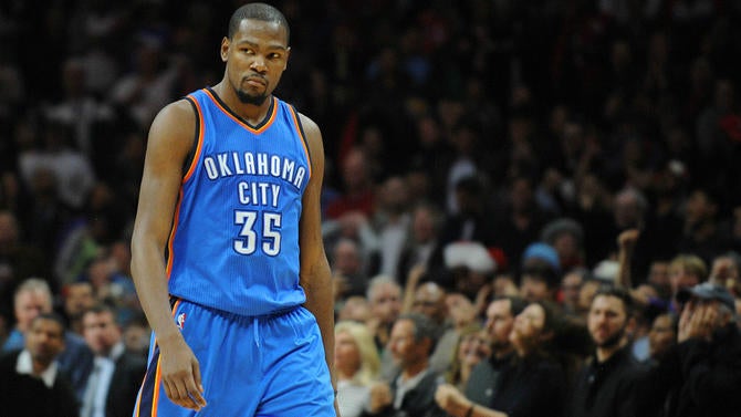 Kevin Durant at the Staples Center