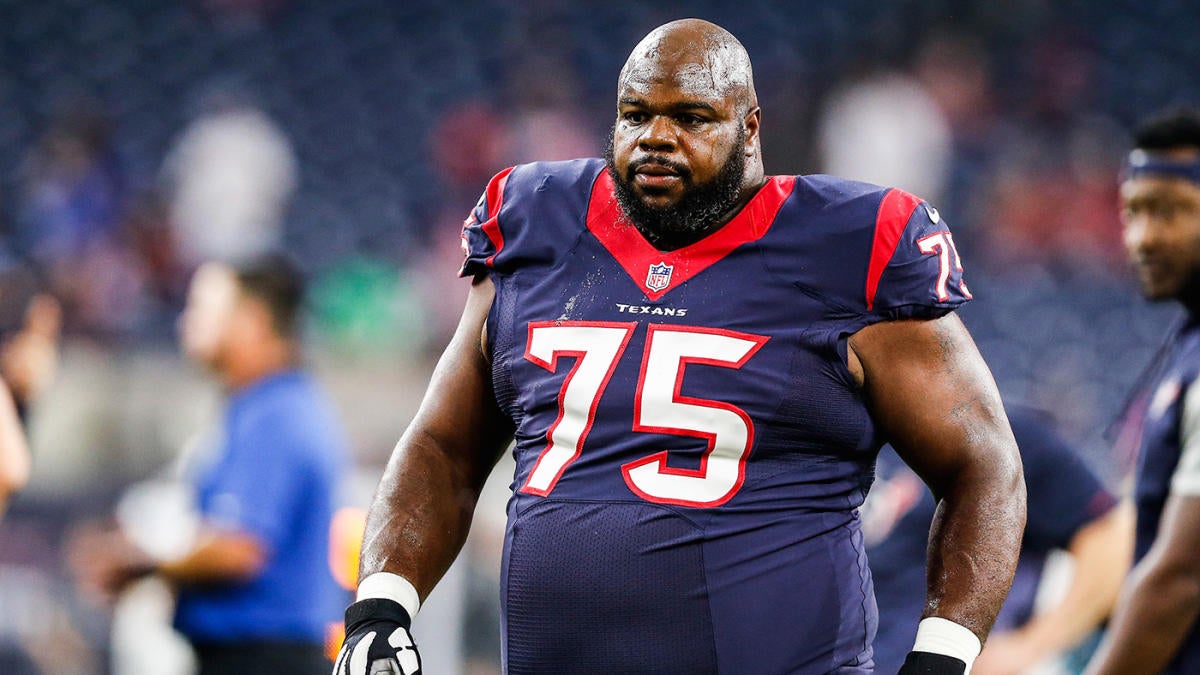 Broncos O-linemen rock overalls, channel Vince Wilfork as they arrive for  TNF