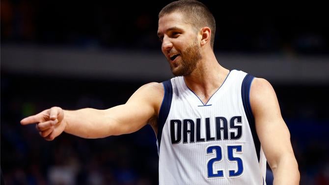 Chandler Parsons looks happy
