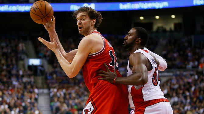 Pau Gasol at the Air Canada Centre