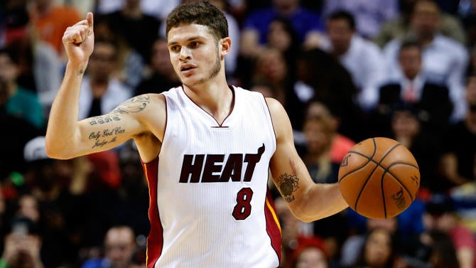 Tyler Johnson with the ball in his hands