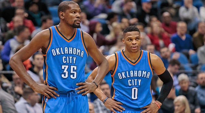Kevin Durant Russell Westbrook