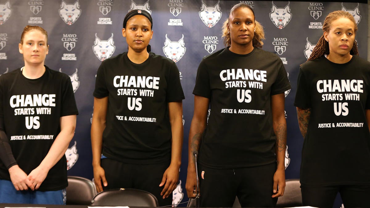 WNBA fines three teams and players for wearing Black Lives Matter t-shirts - CBSSports.com