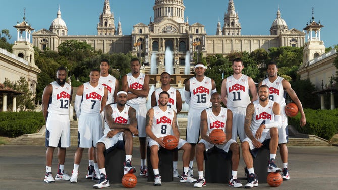 Team USA 2012 roster photo