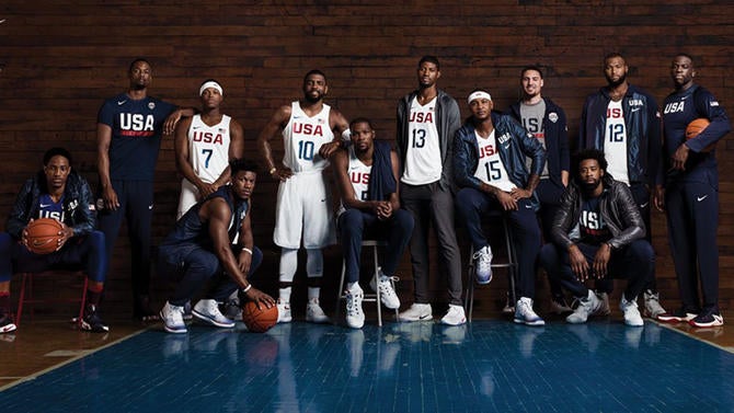 Team USA roster photo