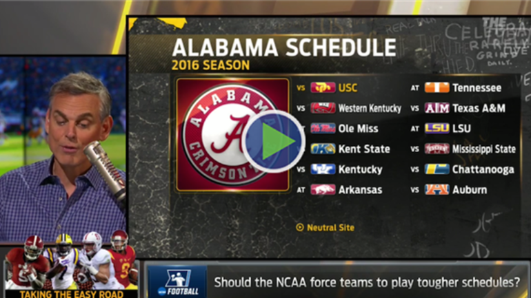 Watch Colin Cowherd Calls Alabamas 2016 Schedule