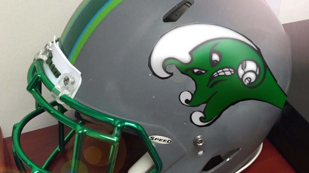 tulane green wave helmets