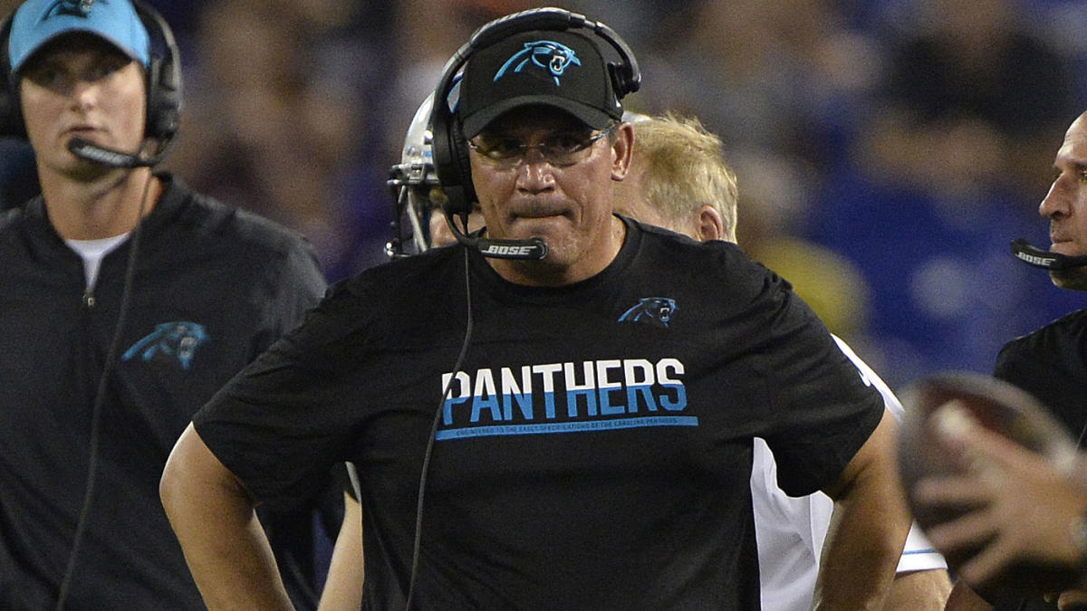 WATCH Ron Rivera storms out of press conference, can't get door open