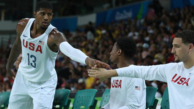 Paul George at the Olympics