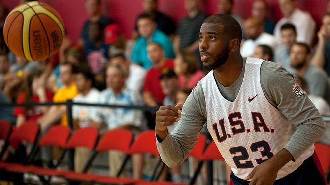 Chris Paul at USAB minicamp
