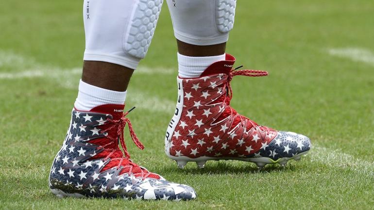 LOOK: Cam Newton's cleats are the heroes America needs 