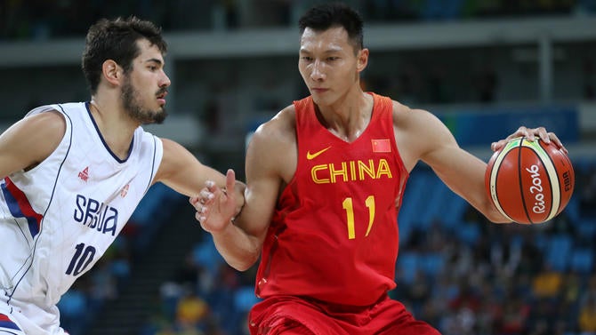 Yi Jianlian at the Olympics in Rio
