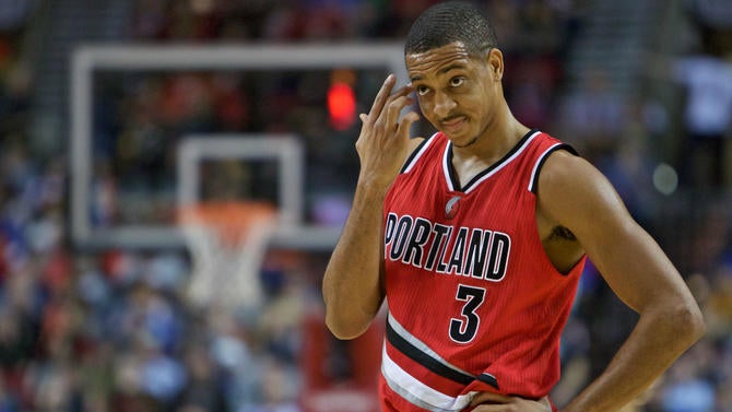 C.J. McCollum against the Warriors