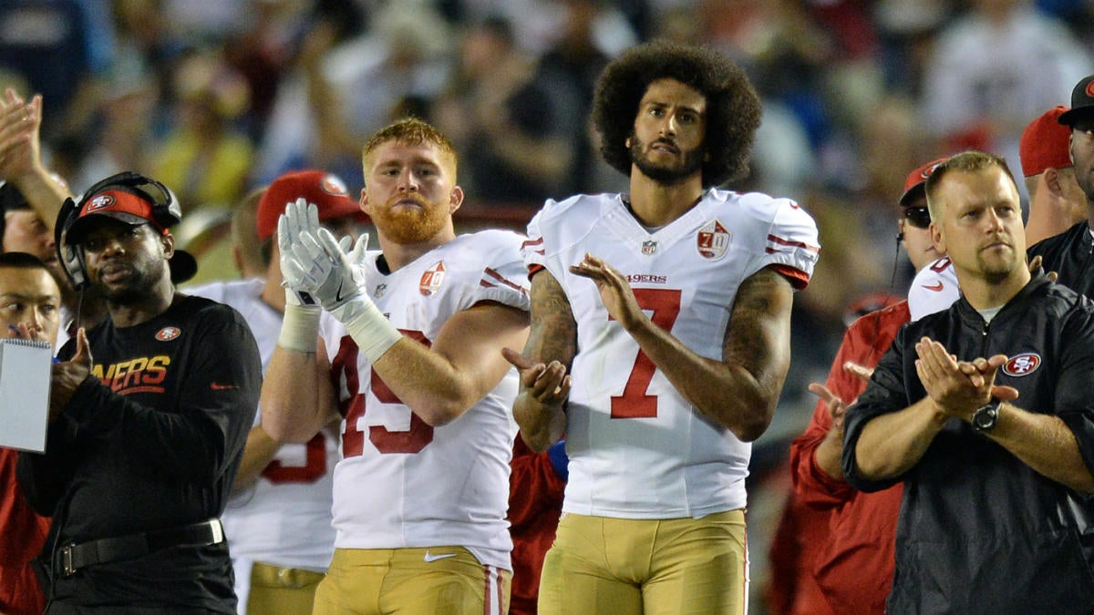 Bleacher Report - Colin Kaepernick has been quiet. But his supporters are  louder than ever 