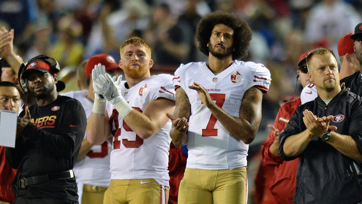 Many young athletes joining Colin Kaepernick's national anthem protest -  CBS News