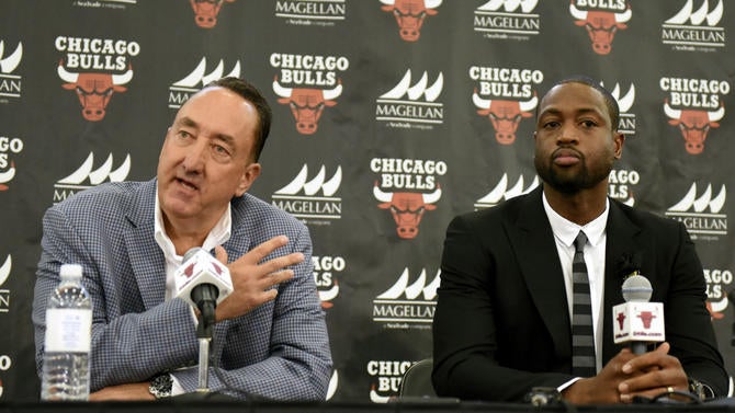 Dwyane Wade is a Bull