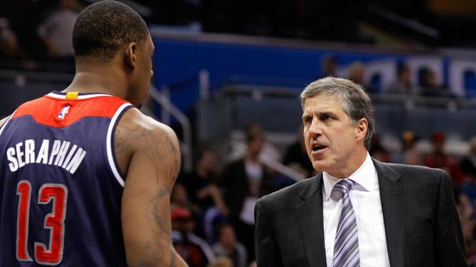 Randy Wittman yells at Kevin Seraphin